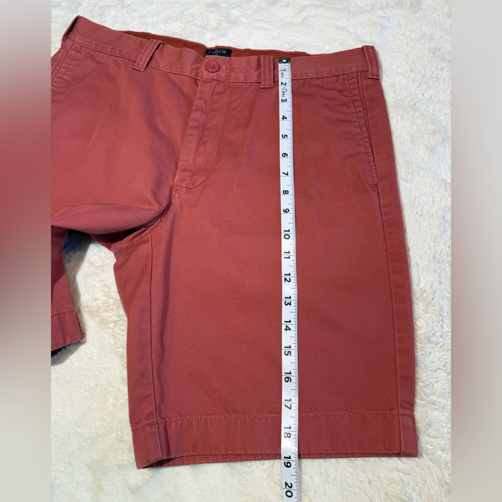 J.Crew GRAMERCY size 33 dk salmon shorts - Picture 8 of 8